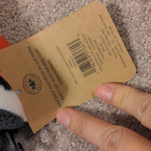 Cozy Cabin Fox 🦊 Slippers (Aloe Infused) Youth Size 10K - 4 NWT - Picture 3 of 5